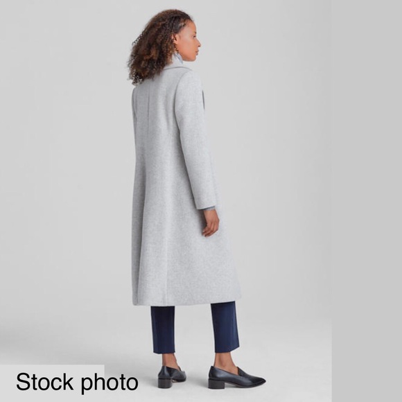 CLUB MONACO GREY WOOL DAYLINA KNEE LENGTH COAT - Picture 5 of 16